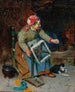 Vriendschappelijke hulp bij het spinnewiel - Pietro Torrini — weergave van het kunstwerk