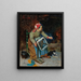 Vriendschappelijke hulp bij het spinnewiel - Pietro Torrini — ingelijst kunstwerk aan de muur