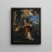 Sainte Martine weigert de afgoden te aanbidden - Pietro da Cortona — ingelijst kunstwerk aan de muur