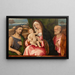 van het Madonna en Kind schilderij - Pietro degli Ingannati — ingelijst kunstwerk aan de muur