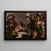 Chiromancien - Pietro della Vecchia — ingelijst kunstwerk aan de muur