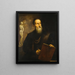 van een denkbeeldig zelfportret door Titian - Pietro della Vecchia — ingelijst kunstwerk aan de muur