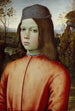 Portret van een jongen - Pinturicchio — weergave van het kunstwerk