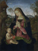 Maagd met Kind - Pinturicchio — weergave van het kunstwerk