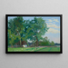 Landschapschilderij - Piotr Hipolit Krasnodbski — ingelijst kunstwerk aan de muur