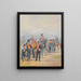 Een groep officieren en mannen van het regiment draken van de lijfwacht - Piotr Ivanovich Balashov — ingelijst kunstwerk aan de muur