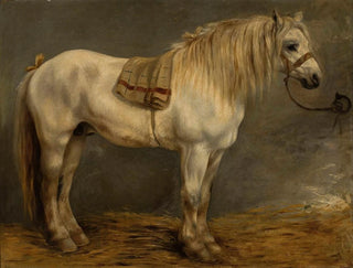 Piotr Michaowski - Horse in the stables.webp