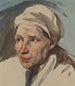 Studie van een dorpstrouw - Piotr Michałowski — weergave van het kunstwerk