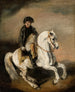 Napoleon te paard schilderij - Piotr Michałowski — weergave van het kunstwerk
