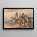van Napoléon die bevelen geeft - Piotr Michałowski — ingelijst kunstwerk aan de muur