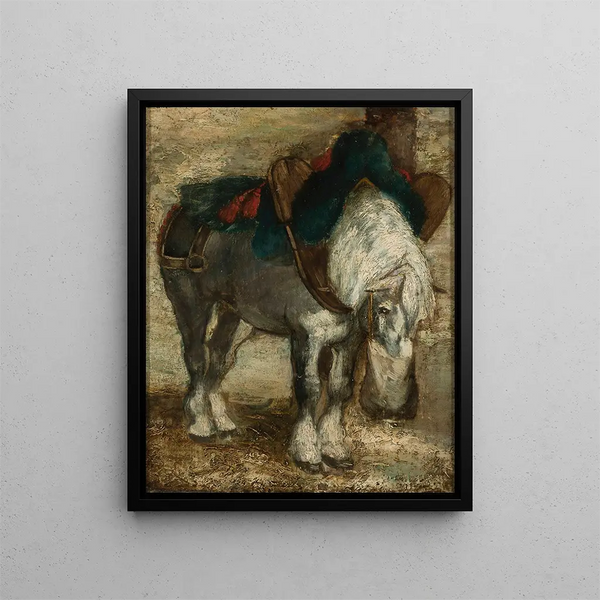 Piotr Michaowski - Percheron harnessed.webp