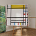 Reproductie van het schilderij Place de la Concorde - Piet Mondrian