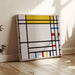 Reproductie van het schilderij Place de la Concorde - Piet Mondrian