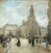 Place de la Trinité in Parijs - Jean François Raffalli — weergave van het kunstwerk