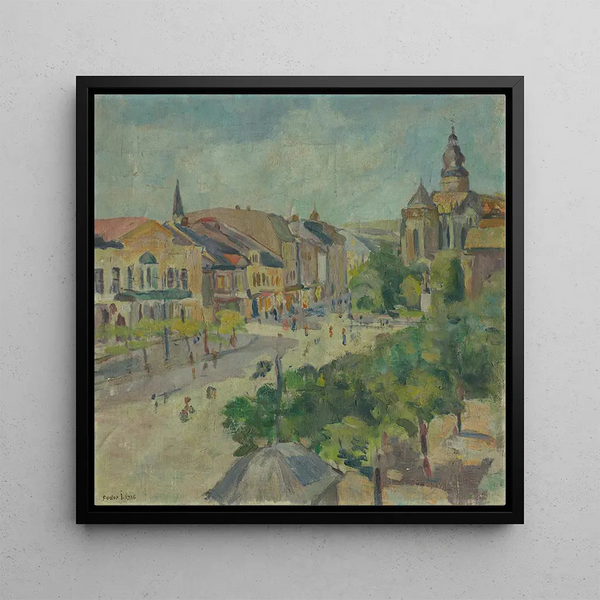 Place devant la maison à Košice - Stefan Fodor