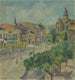 Plaats voor het huis in Košice - Stefan Fodor — weergave van het kunstwerk