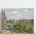 Reproductie van het schilderij Place du Carrousel, Parijs - Camille Pissarro