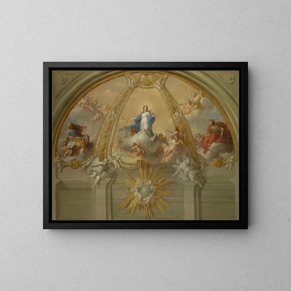 Conception immaculée - Placido Costanzi — framed artwork on a wall