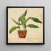 Plant in pot Schlerarbeit - Egon Schiele — ingelijst kunstwerk aan de muur