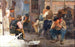 L'heure du déjeuner - Pío Collivadino — weergave van het kunstwerk