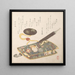 Pochette à tabac et pipe - Kubo Shunman — ingelijst kunstwerk aan de muur