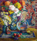 van Poissons, fruits et fleurs - Kathryn E Cherry | E — weergave van het kunstwerk