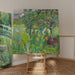Reproductie van het schilderij Pommier nabij de werkplaats - Edvard Munch