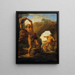 Attis en Galathée - Pompeo Batoni — ingelijst kunstwerk aan de muur
