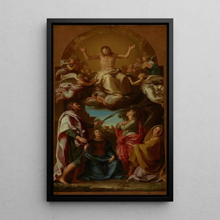 Pompeo Batoni - Christ in Glory with Saints CelsusJulian Marcionilla and Basilissa.webp