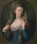 Portret van een vrouw, traditioneel geïdentificeerd als Margaret Stuart Lady Hippisley - Pompeo Batoni — weergave van het kunstwerk