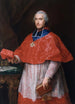 Portret van kardinaal Jean-François Joseph de Rochechouart - Pompeo Batoni — weergave van het kunstwerk