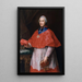 Portret van kardinaal Jean-François Joseph de Rochechouart - Pompeo Batoni — ingelijst kunstwerk aan de muur