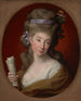 portret van Izabela née Lubomirska, echtgenote van Ignacy Potocki 1755-1783 - Pompeo Batoni — weergave van het kunstwerk