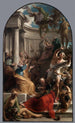 La Chute de Simon le Magicien - Pompeo Batoni — weergave van het kunstwerk