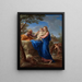 De rust tijdens de vlucht naar Egypte - Pompeo Batoni — ingelijst kunstwerk aan de muur