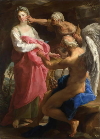 Pompeo Batoni - Time Orders Old Age To Destroy Beauty.webp