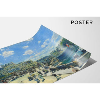 Pont Neuf, Paris - Pierre-Auguste Renoir | Reproduction Tableau Décoration murale affiche copie