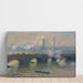 Reproductie van het schilderij Pont de Waterloo, grijze dag - Claude Monet