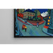 Reproductie van het schilderij Pont ferroviaire sur la rue Löbtauer à Dresde - Ernst Ludwig Kirchner