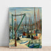 Reproductie van het schilderij Haven van Marseille - Moïse Kisling