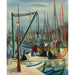 Reproductie van het schilderij Haven van Marseille - Moïse Kisling