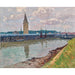 Reproductie van het schilderij Haven van Nieuport (België) - Alfred Zoff