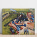 Reproductie van het schilderij Westelijk havengezicht van Frankfurt am Main - Ernst Ludwig Kirchner