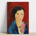 Reproductie van het schilderij Portret - Moïse Kisling
