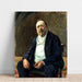 Reproductie van het schilderij Portret van Alfred von Berger - Max Liebermann