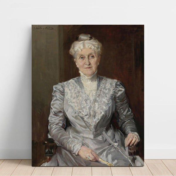 Reproductie van het schilderij portret van Emily Perkins - Joaquín Sorolla