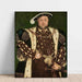 Reproductie van het schilderij portret van Hendrik VIII, koning van Engeland - Hans Holbein de Jonge