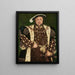 Reproductie van het schilderij portret van Hendrik VIII, koning van Engeland - Hans Holbein de Jonge