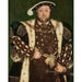 Reproductie van het schilderij portret van Hendrik VIII, koning van Engeland - Hans Holbein de Jonge