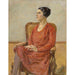 Reproductie van het schilderij portret van Olga Neuberg - Max Liebermann